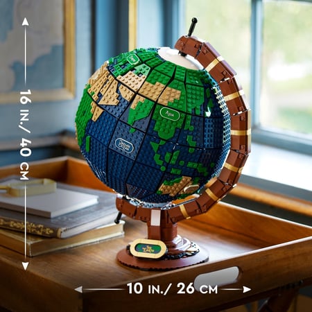 LEGO Ideas Le globe terrestre 21332 Ensemble de construction (2 585 pièces)