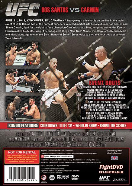 UFC 131 : Dos Santos vs Shane Carwin - Documentaires - Films