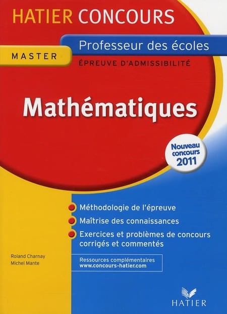 Mathématiques - concours crpe (édition 2011)