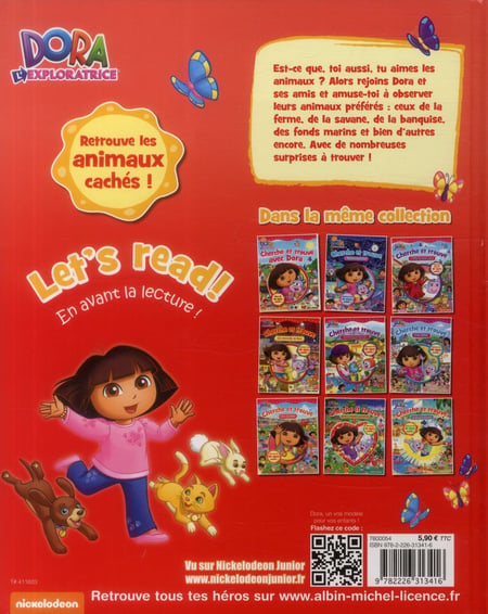 Cherche et trouve les animaux de Dora : Collectif - 2226313419 - Livres ...