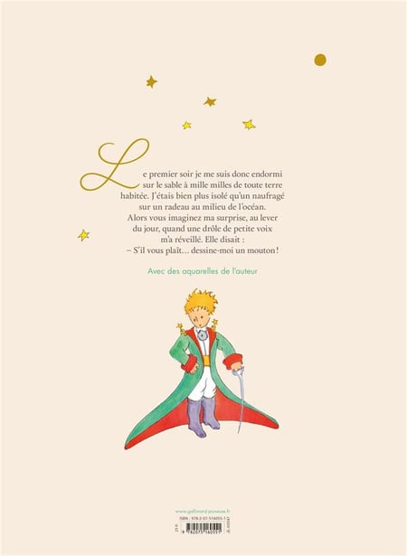 ANTOINE DE SAINT-EXUPÉRY - Le Petit Prince : mon livre à toucher - Livres  pour bébé - LIVRES -  - Livres + cadeaux + jeux