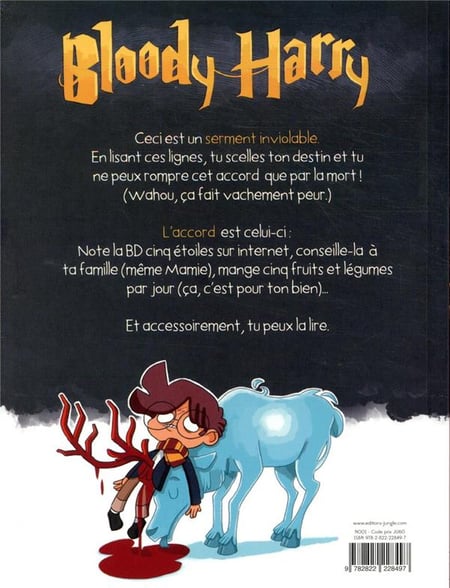 B.D. - Bloody Harry d'Alexandre Arlène - Tome 3