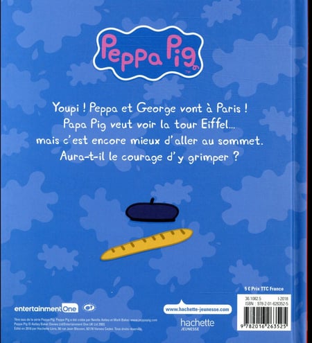 Livre - Peppa Pig ; Peppa à Paris