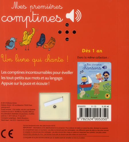 Le livre de mes comptines - Collectif - Deva Jeunesse - Livre + CD Audio -  Place des Libraires