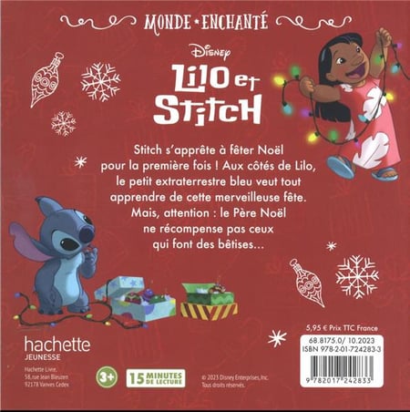 Lilo et Stitch : le Noël de Stitch : Disney - 2017242837 - Livres pour  enfants dès 3 ans