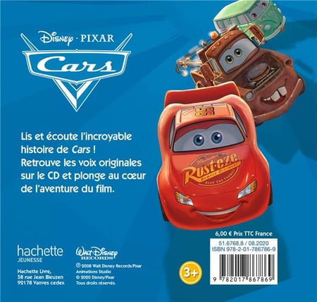 Livre cars Disney - Cars
