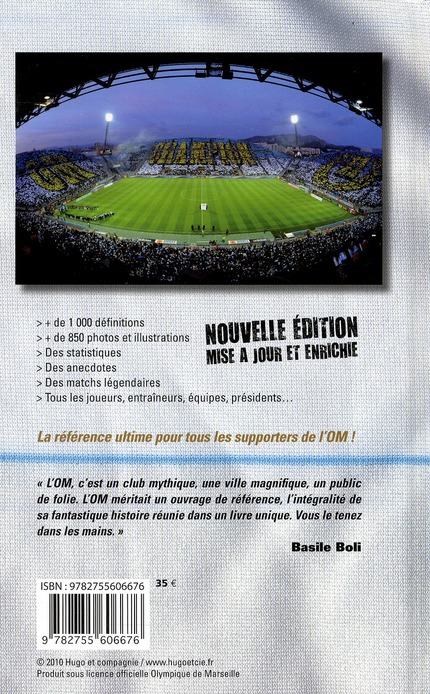 Dictionnaire officiel Olympique de Marseille : Thierry Agnello - 2755606673  - Livres Sports