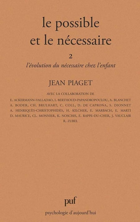 Le possible et le nécessaire - tome 2