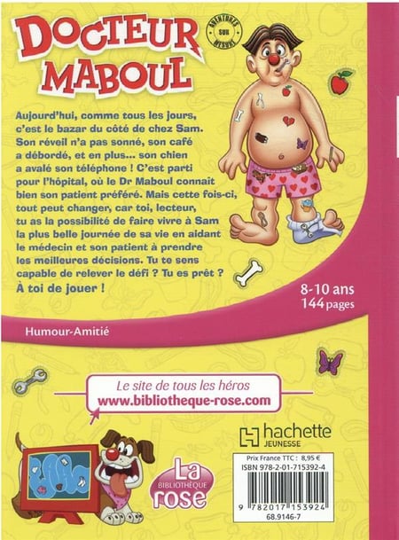 Docteur Maboul - c'est toi le héros : Hasbro - 2017153923 - Romans