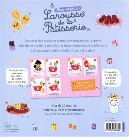 Mon Premier Larousse De La P Tisserie Mes Recettes Pas Pas Agn S Besson