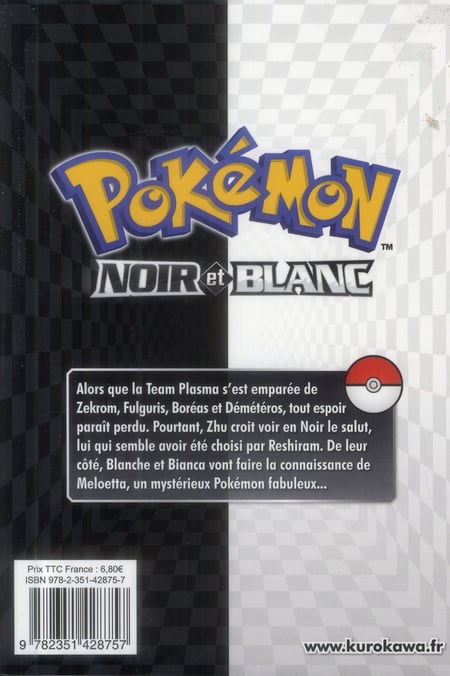 Pokémon - noir et blanc Tome 6 - 2351428757 - Mangas Shonen