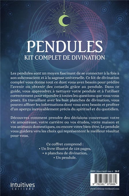 Pendule : Kit complet de divination : Collectif - 2382970669