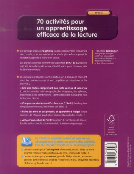 70 activités pour un apprentissage efficace de la lecture - cycle 2 ...