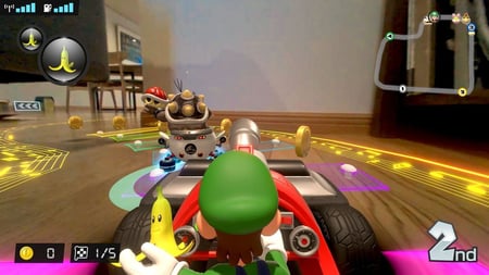 Jeu Mario kart Live : Home Circuite Switch Version Luigi NINTENDO : le jeu  à Prix Carrefour