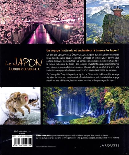 Le Japon à couper le souffle : Sarah Dawalibi - 2036054552 - Beaux Livres  de Voyage