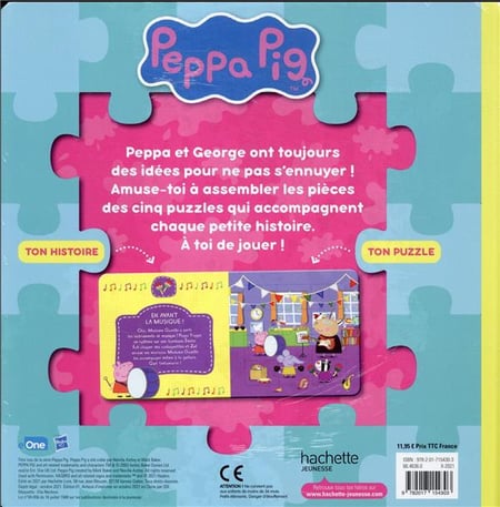 Peppa Pig : mon grand livre puzzle