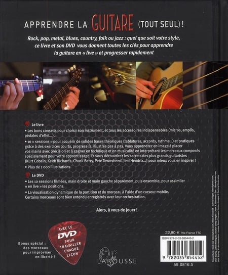 Livre pour apprendre la guitare seul - 5 bons choix