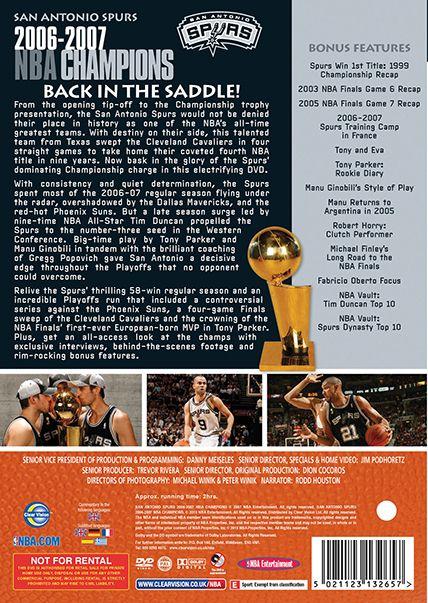 Nba Champions 1999: San Antonio Spurs (DVD)