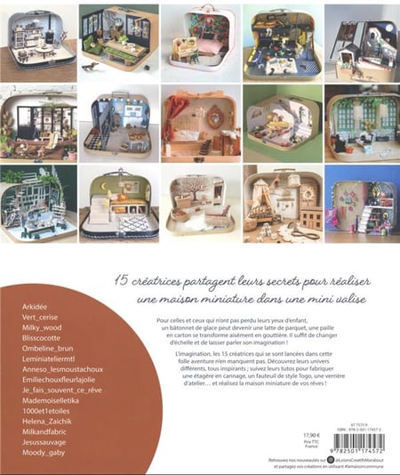Ma maison miniature en matériaux de récup : 15 pièces, 15 créatrices :  Héléna Zaïchik - 2501174577