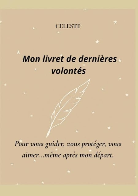 Mon livret de dernières volontés-beige