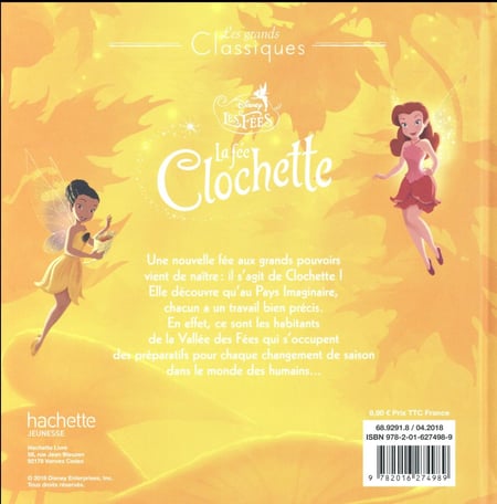 La fee clochette : Disney - 2014603235 - Livres pour enfants dès 3 ans