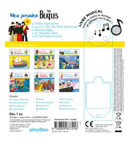 Livre musical : mon premier the Beatles : Collectif - 2809677417 - Livres  pour enfants dès 3 ans