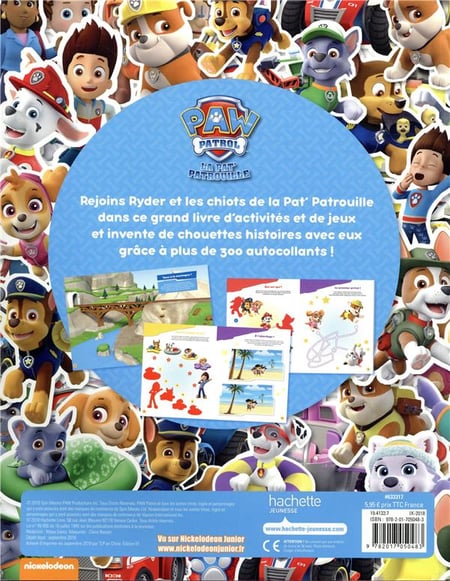 La pat'patrouille - 300 stickers et activités : Collectif - Livres jeux et  d'activités
