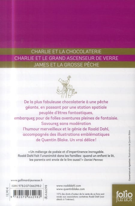 Charlie et la chocolaterie Livre audio, Roald Dahl