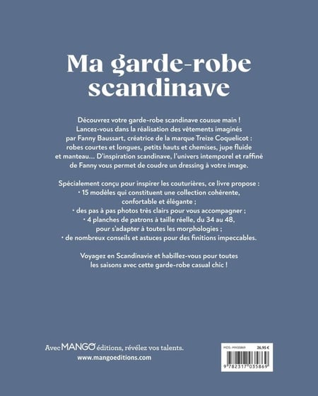 Ma garde-robe scandinave 15 modèles à coudre pour un style