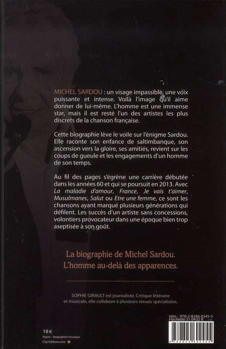 Michel Sardou - La biographie de Michel Sardou avec