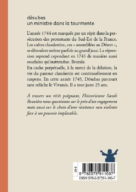 DÉSUBAS, UN MINISTRE DANS LA TOURMENTE
