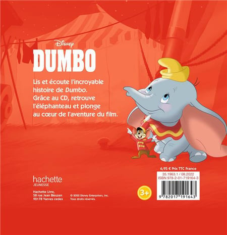 Mon histoire à écouter : Dumbo : l'histoire du film : Disney
