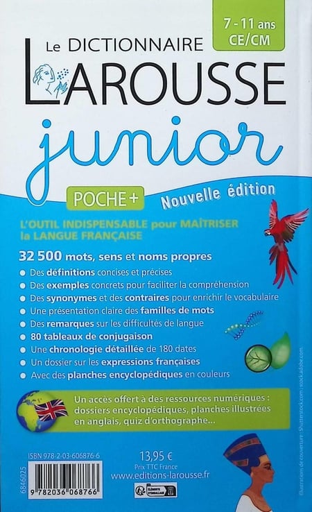 Le dictionnaire Larousse Junior poche + - CE, CM : Collectif