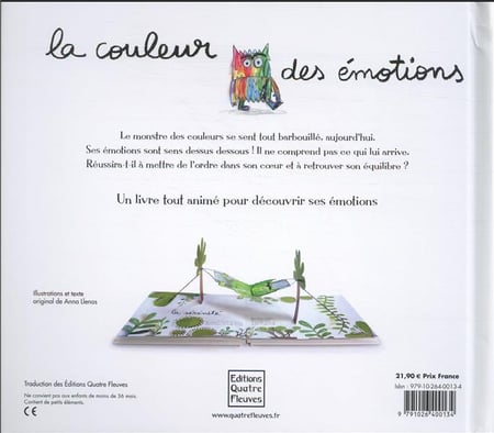 La couleur des émotions (Éditions Quatre Fleuves) - Bimbelot