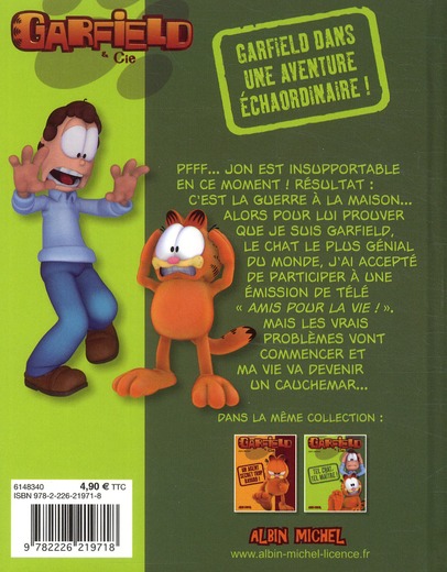 Garfield moins Garfield plus un chat