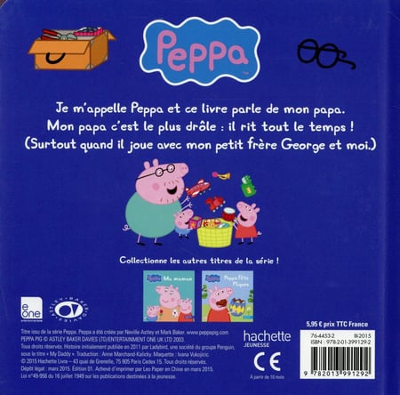 Peppa Pig : papa et moi : mon livre de coloriages