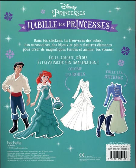 Disney Princesses Les tenues d'Ariel