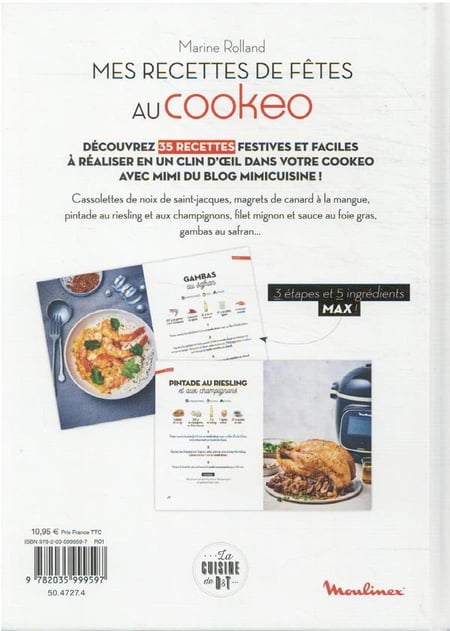 Le nouveau livre cookeo : Mes recettes de saison au cookeo