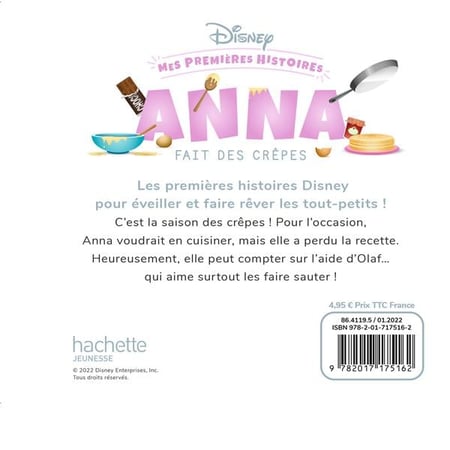 DISNEY - Mes Premières Histoires - Anna fait des crêpes