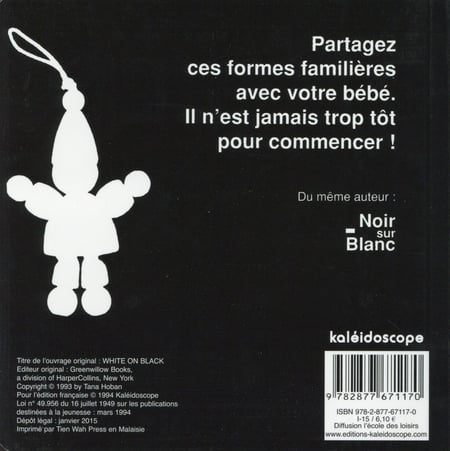 Blanc sur noir Tana Hoban 2877671178 Livres pour enfants d s