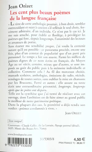  Le livre d'or de la poésie française - Orizet, Jean - Livres