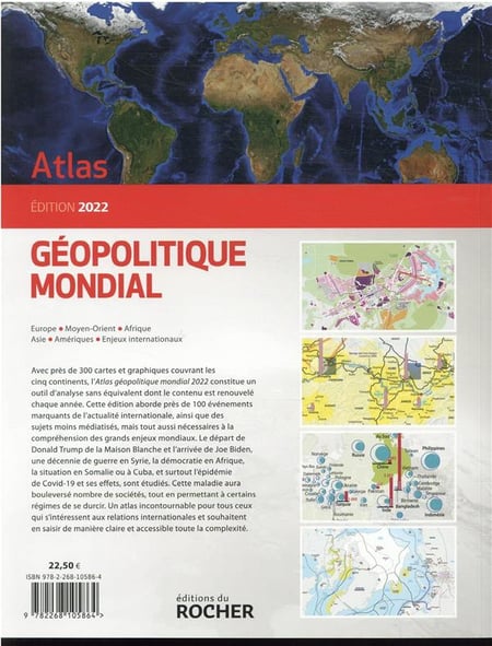 Atlas géopolitique mondial (édition 2022) : Guillaume Fourmont,Collectif -  2268105865 - Livre Actualité, Politique et Société