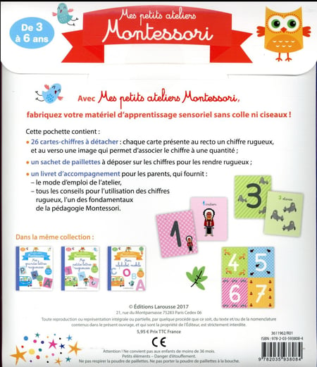 Chiffres rugueux à imprimer - L'Atelier Montessori