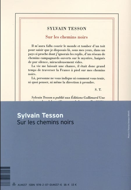  Noir: Textes et dessins - Tesson, Sylvain - Livres