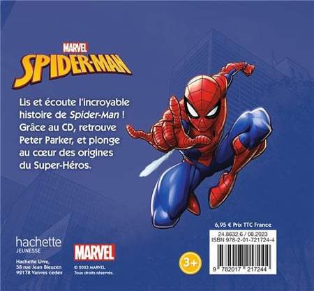 Coffret-cadeau Spider-Man avec boîtier métallique
