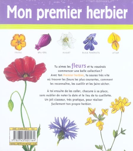 LIVRE MON PREMIER HERBIER