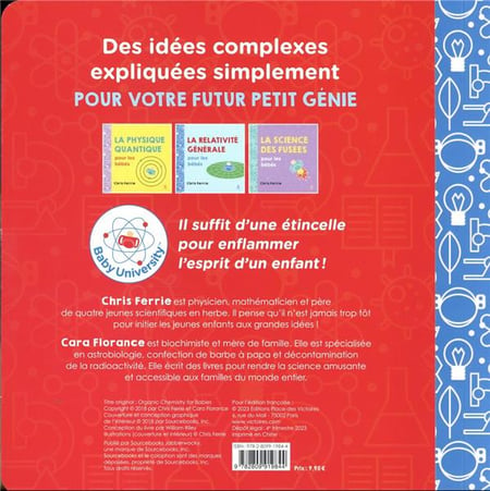 La chimie organique pour les bébés - Livres pour enfants