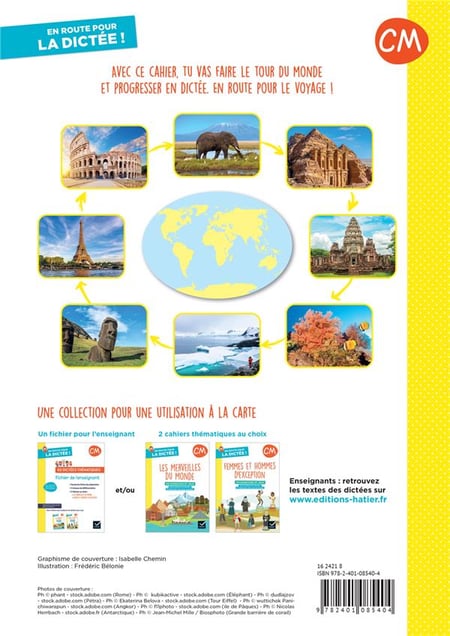 En route pour la dictée ! : Les merveilles du monde - CM - Cahier de l ...