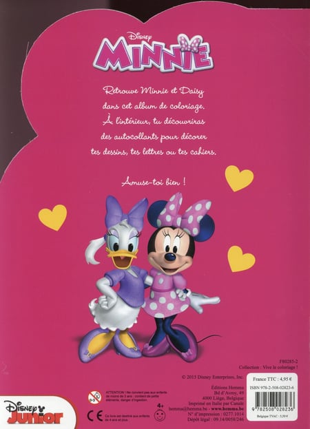 Disney - Vive le coloriage ! – Livre de coloriage pour enfants avec  stickers – Dès 4 ans, Collectif