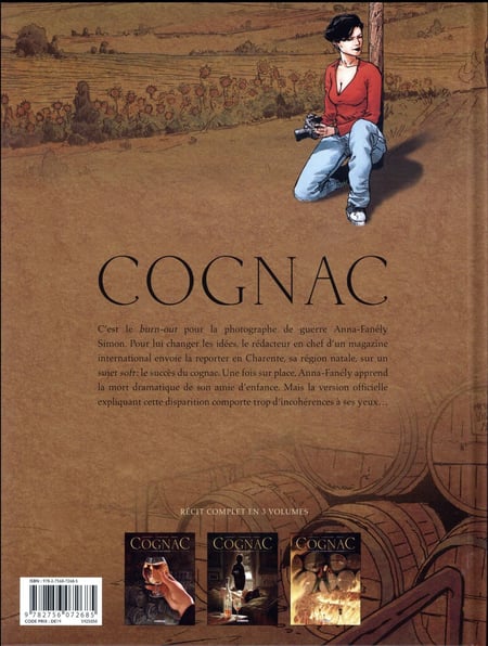 Cognac, les 3 livres de la série